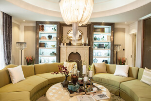 现代奢华客厅室内装饰