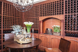 豪华实木酒窖室内装饰