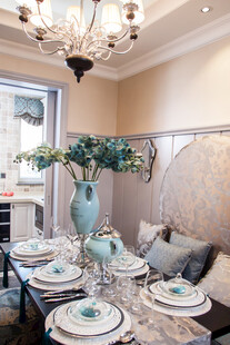 优雅欧式风餐厅布置