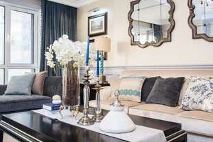 现代优雅客厅室内装饰