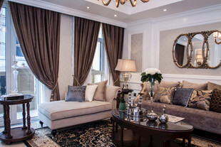 现代奢华风客厅室内场景