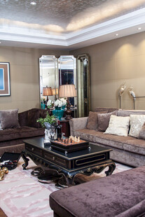 现代奢华客厅家居布置