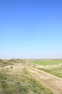 旷野中的蜿蜒土路