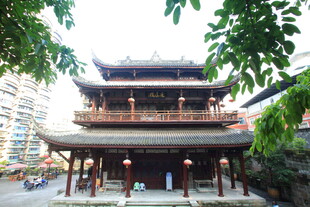 中式古建楼阁景观