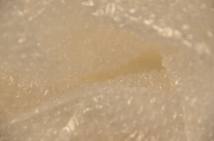细腻质感的白色泡沫