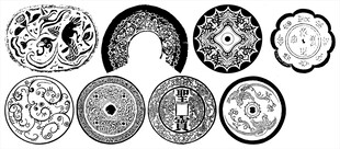 圆形花纹 传统图案 