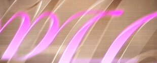 粉色动感线条艺术画面