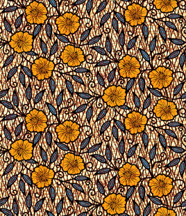 复古风向日葵图案纹理