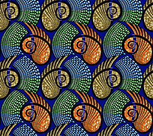 多彩螺旋图案纹理