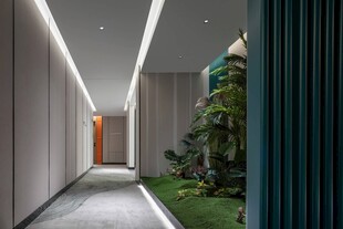 现代简约风格的走廊空间