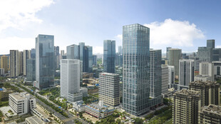 都市高楼林立的繁华景象