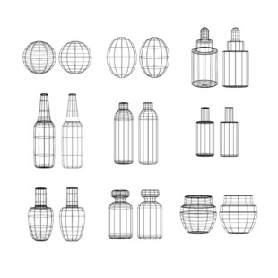 电商详情页产品线稿素材