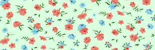 清新花卉图案背景
