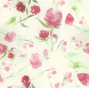 粉色花卉水彩图案背景