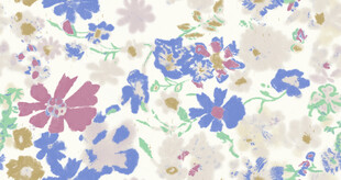 清新花卉图案背景