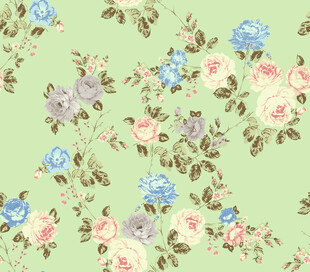 清新花卉图案背景