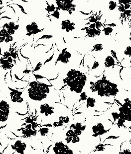 黑白碎花印花