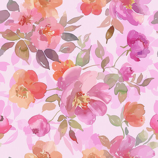 粉色花卉图案背景