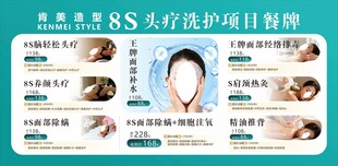 头疗洗护海报