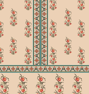 复古花卉图案装饰纹理