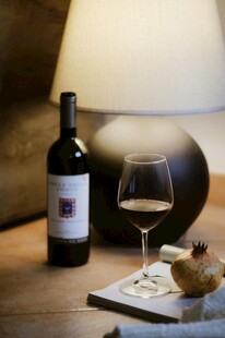 静谧桌上的美酒与小食