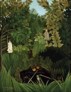 森林中的隐秘动物场景