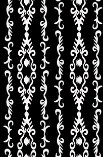 黑白花纹图案背景