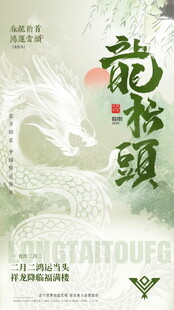 龙抬头海报设计模板