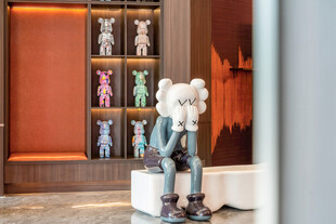 潮流玩偶陈列展示空间