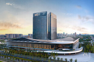 现代城市标志性建筑景观