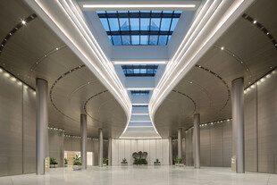 现代大气的室内建筑空间
