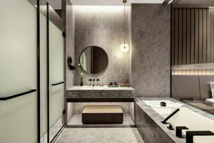 现代简约风豪华浴室空间