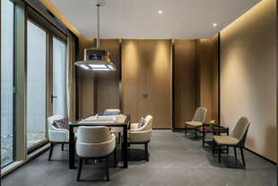 现代简约风格餐厅室内场景