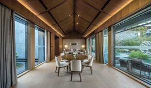 现代简约风开放式餐厅空间