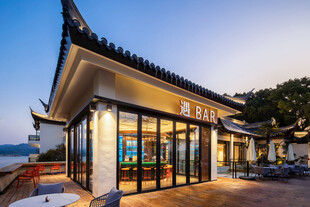 中式典雅风格的户外休闲场所
