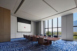现代风格会议室全景