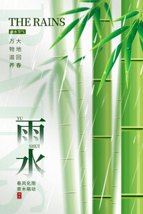 雨水海报
