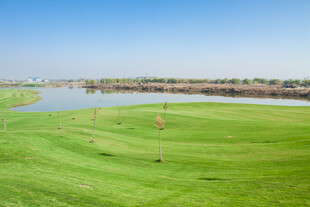 美丽高尔夫球场绿地景观