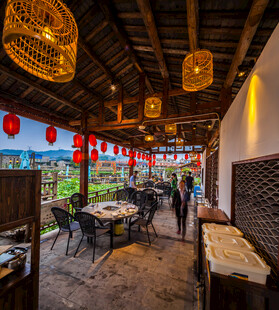 古色古香的中式餐厅一角