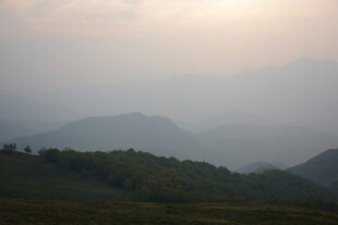 山间晨景 云雾缭绕的诗意