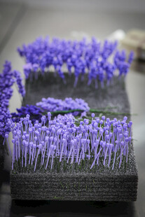 工艺品紫色薰衣草景观模型