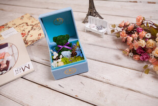 多彩立体贺卡 精致装饰摆件