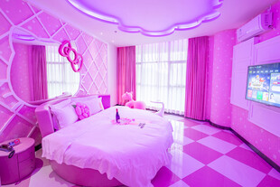 梦幻粉色系公主风卧室