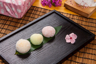 日式美味和菓子摆拍