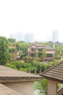 中式庭院景观俯瞰图
