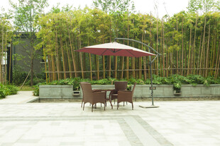 户外庭院休闲桌椅遮阳伞