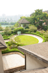 日式庭院景观俯瞰图