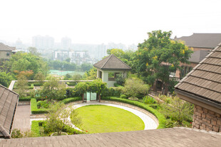 中式庭院景观俯瞰美景