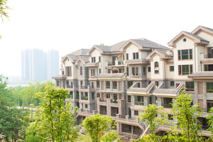 多层花园洋房景观