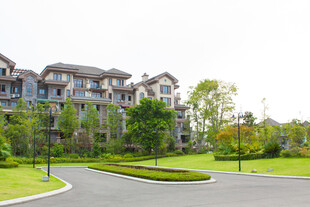 优雅别墅区景观